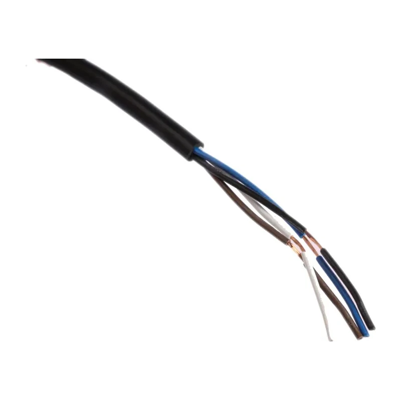 Omron Female 4-Way Straight Sensor Actuator Cable 5 m PVC Jacket Black 125V dc XS3F-M8PVC4S5M