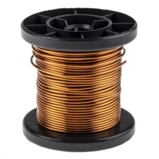 RS PRO Enamelled Copper Wire 0.52 mm² Cross Section 0.85 mm Diameter 15 m Length CUL 100/0,85