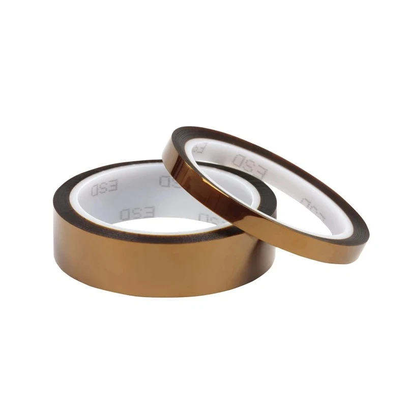 EUROSTAT 12.7mm Width x 33m Length Brown Polyimide Anti-Static ESD Tape 42-020-0012