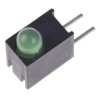 Dialight Green Right Angle PCB LED Indicator 3 mm (T-1), Single Colour, 2.1 V, 60 mA Forward Current 551-0207F