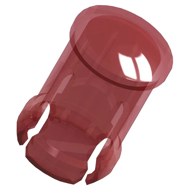 Keystone LED Lens Caps for Through-Hole LEDs Red 5 mm, Snap-In Mounting, Polycarbonate Material 8668