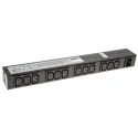 APC 16A 100-240V 12 Gang IEC C13 Socket Bar with 2.5m Cord AP9565