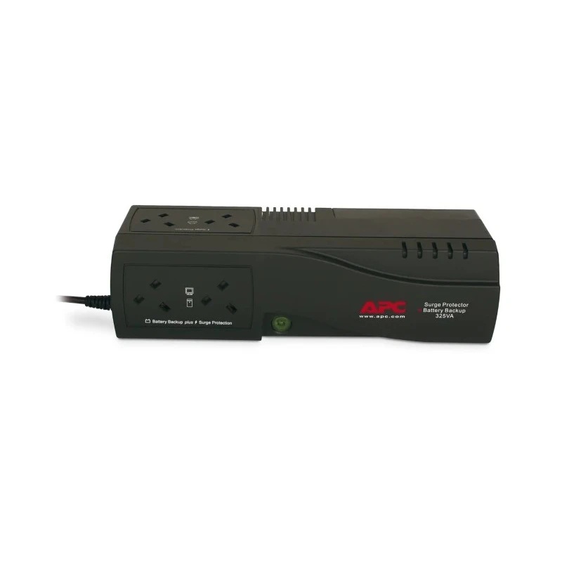 APC Standby Uninterruptible Power Supply 325 VA, 185 W Power, 230V Input/Output, 4 Outlets BE325-UK
