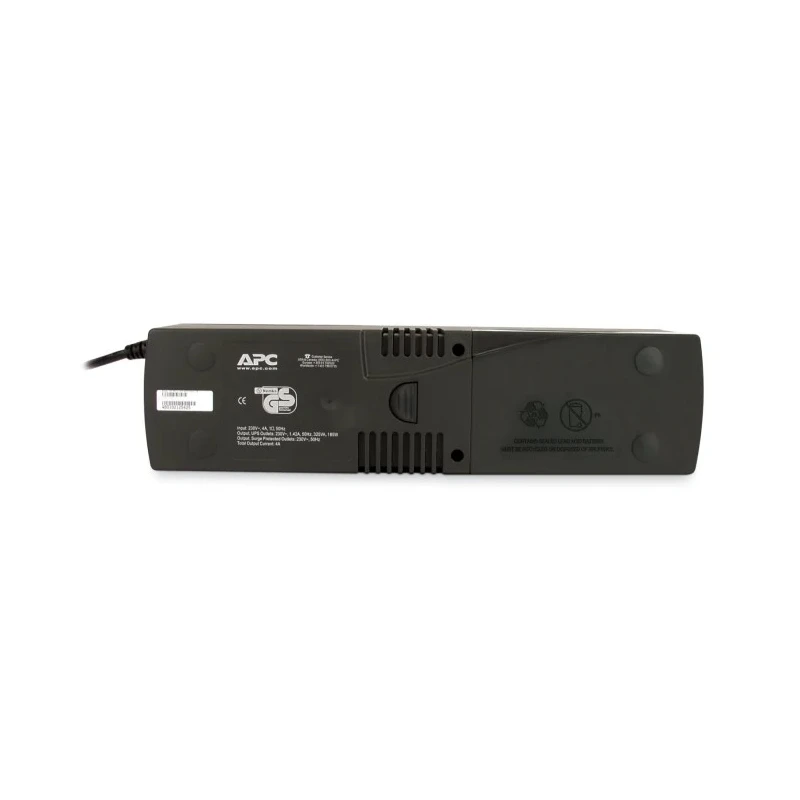 APC Standby Uninterruptible Power Supply 325 VA, 185 W Power, 230V Input/Output, 4 Outlets BE325-UK