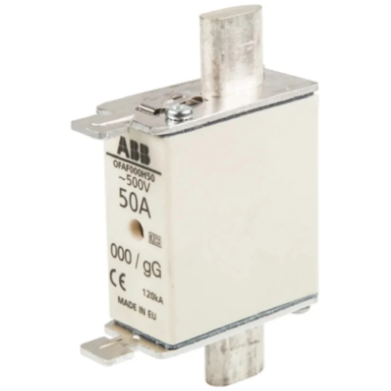 ABB 50A Centred Tag Fuse NH000 500V OFAF000H50 1SCA022627R1210