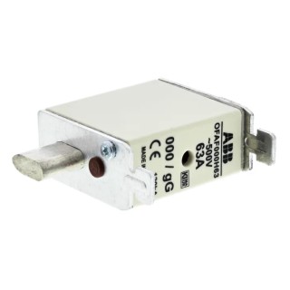 ABB 63A Centred Tag Fuse NH000 500V NH000