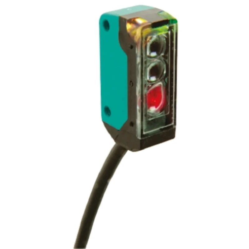 Pepperl + Fuchs Retroreflective Photoelectric Sensor, Block Style, 0 to 1 m Detection Range, PNP Output, IP67 OBR1000-R2-E2