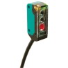 Pepperl + Fuchs Retroreflective Photoelectric Sensor, Block Style, 0 to 1 m Detection Range, PNP Output, IP67 OBR1000-R2-E2