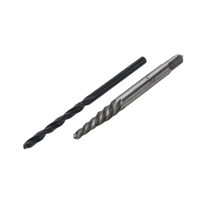 RS PRO 2 Piece Plastic Steel Screw Extractor Set 2, 3.3 mm with Plastic Case 779-8824