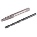 RS PRO 2 Piece Steel Screw Extractor Set with Plastic Case 5 mm No 4 779-8836