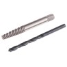 RS PRO 2 Piece Steel Screw Extractor Set with Plastic Case 5 mm No 4 779-8836