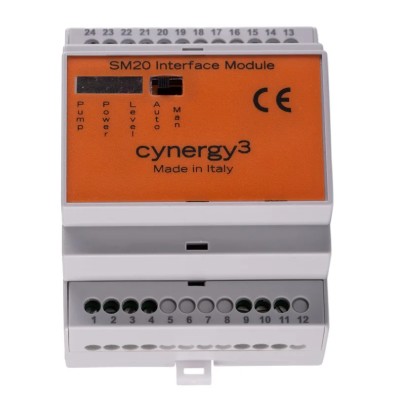 Cynergy3 SM20 Series Level Controller DIN Rail Mount with 3 Voltage Inputs 240V-Rated Relay SM20