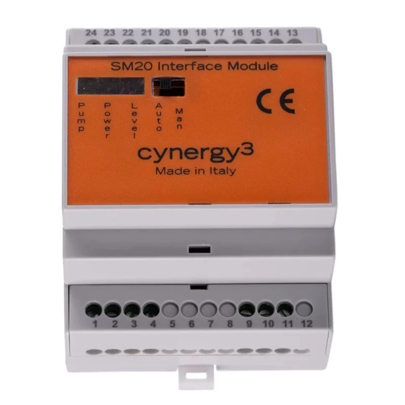 Cynergy3 SM20 Series Level Controller DIN Rail Mount with 3 Voltage Inputs 240V-Rated Relay SM20