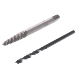 RS PRO 2 Piece Plastic Case Steel Screw Extractor Set 779-8842