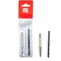 RS PRO 2 Piece Steel Screw Extractor Set with Plastic Case 779-8852