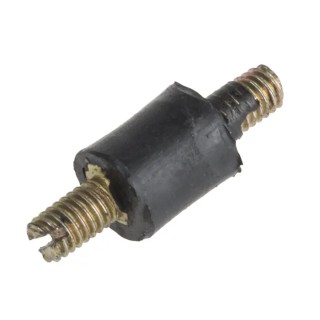 RS PRO Anti-Vibration Mount Male to Male Bobbin Thread Size M3, Natural Rubber, 6 mm OD, 7 mm Height, 1.65 kg 171-2566