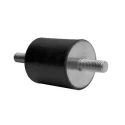 RS PRO M8 Anti-Vibration Mount Male to Male Bobbin Natural Rubber 17.6 kg Compression Load 20 mm OD 20 mm Height 171-2571