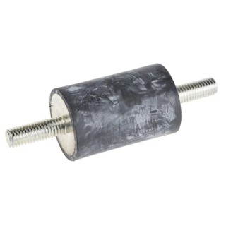 RS PRO M8 Anti-Vibration Mount Male to Male Bobbin with 40kg Compression Load, 30mm Outside Diameter, 45mm Height 171-2578