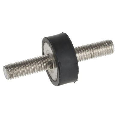 RS PRO M8 Anti-Vibration Mount Male to Male Bobbin Natural Rubber 25 mm OD, 10 mm Height 66 kg Compression 171-2572