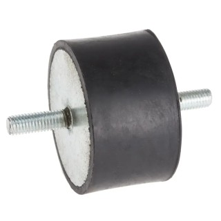 RS PRO M8 Anti-Vibration Mount Male to Male Bobbin Natural Rubber 197.92 kg Compression 60 mm OD 35 mm H 171-2585