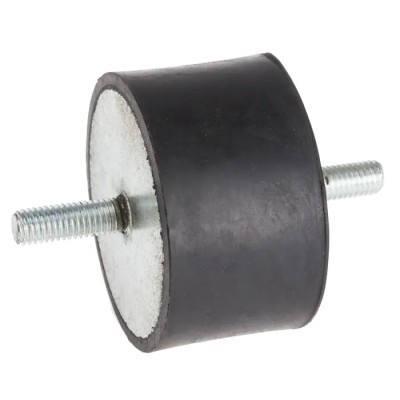RS PRO M8 Anti-Vibration Mount Male to Male Bobbin Natural Rubber 197.92 kg Compression 60 mm OD 35 mm H 171-2585