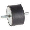 RS PRO M8 Anti-Vibration Mount Male to Male Bobbin Natural Rubber 197.92 kg Compression 60 mm OD 35 mm H 171-2585