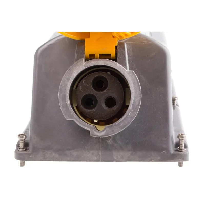 Scame 16A 110V IP67 Yellow Panel Mount Industrial Power Connector 2P+PE ADVANCE GRP 