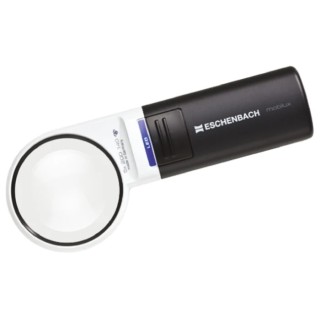 Eschenbach Illuminated Magnifier with 5x Magnification, 58 mm Diameter, AA Battery Operated, Model 15115