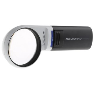 Eschenbach Illuminated Magnifier 4x Magnification 60 mm Diameter Battery Operated AA 151141