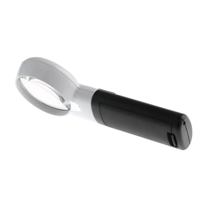 Eschenbach Illuminated Magnifier 4x Magnification 60 mm Diameter Battery Operated AA 151141