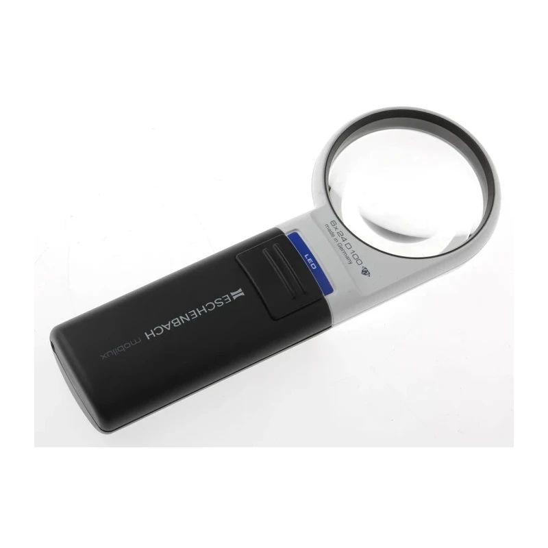 Eschenbach Illuminated Magnifier with 6x Magnification and 58 mm Lens Diameter Model 15116
