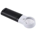 Eschenbach Illuminated Magnifier with 7x Magnification, 35 mm Lens Diameter, Battery Operated, Model 15117