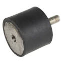 RS PRO M10 Cylindrical Anti-Vibration Mount Male to Female Bobbin Natural Rubber 160.6kg Compression 50mm OD 40mm H 171-2610
