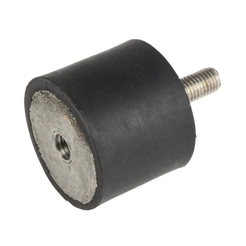 RS PRO M10 Cylindrical Anti-Vibration Mount Male to Female Bobbin Natural Rubber 160.6kg Compression 50mm OD 40mm H 171-2610