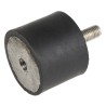 RS PRO M10 Cylindrical Anti-Vibration Mount Male to Female Bobbin Natural Rubber 160.6kg Compression 50mm OD 40mm H 171-2610