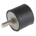 RS PRO M10 Cylindrical Anti-Vibration Mount Male to Female Bobbin Natural Rubber 160.6kg Compression 50mm OD 40mm H 171-2610
