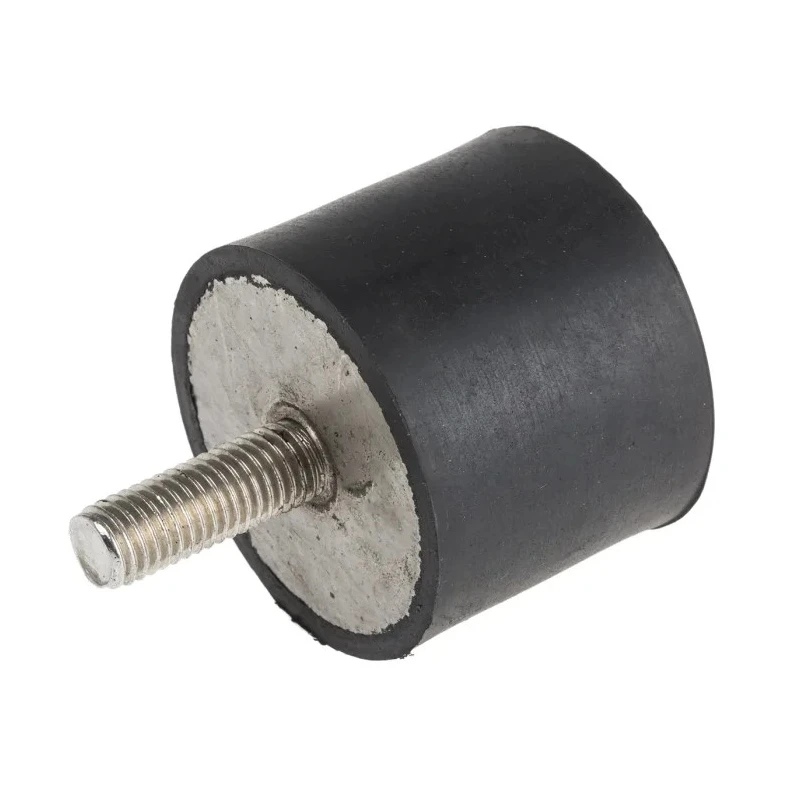RS PRO M10 Cylindrical Anti-Vibration Mount Male to Female Bobbin Natural Rubber 160.6kg Compression 50mm OD 40mm H 171-2610