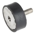 RS PRO Anti-Vibration Mount Male to Female Bobbin M10 Thread Size, 50 mm Outside Diameter, 20 mm Height, Natural 171-2608