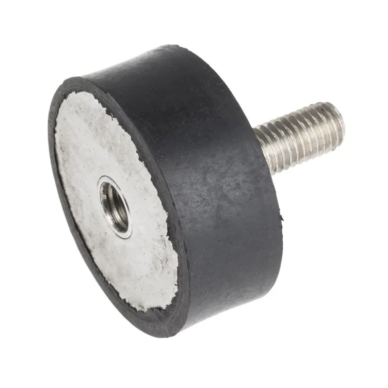 RS PRO Anti-Vibration Mount Male to Female Bobbin M10 Thread Size, 50 mm Outside Diameter, 20 mm Height, Natural 171-2608