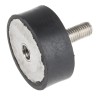 RS PRO Anti-Vibration Mount Male to Female Bobbin M10 Thread Size, 50 mm Outside Diameter, 20 mm Height, Natural 171-2608