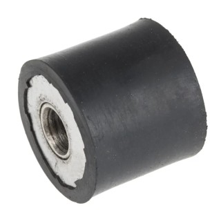 RS PRO M8 Anti-Vibration Mount Female Buffer Foot Natural Rubber 25 mm OD 22 mm Height AV Type C 171-2622