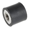 RS PRO M8 Anti-Vibration Mount Female Buffer Foot Natural Rubber 25 mm OD 22 mm Height AV Type C 171-2622