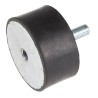 RS PRO M16 Anti-Vibration Mount Male to Female Bobbin with 786.94 kg Compression Load 100 mm Outside Diameter 50 mm 171-2615