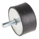 RS PRO M16 Anti-Vibration Mount Male to Female Bobbin with 786.94 kg Compression Load 100 mm Outside Diameter 50 mm 171-2615