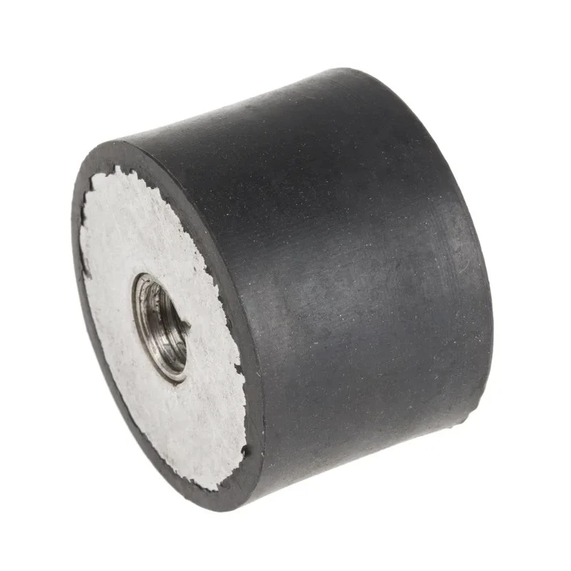 RS PRO Anti-Vibration Mount Female Buffer Foot M10 Thread, Natural Rubber, 113.16 kg Compression, 40 mm OD, 28 mm 171-2628