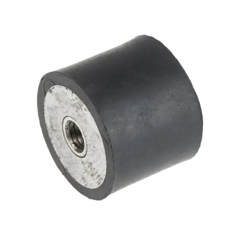 RS PRO M6 Anti-Vibration Mount Female Buffer Foot Cylindrical Natural Rubber 42.32kg Compression 25mm OD 20mm H 171-2621