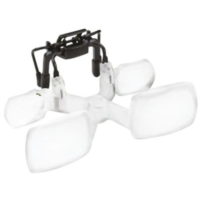Eschenbach Magnifying Spectacle Magnifier 2x Magnification Clip-On MaxDetail Model 16246