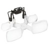 Eschenbach Magnifying Spectacle Magnifier 2x Magnification Clip-On MaxDetail Model 16246