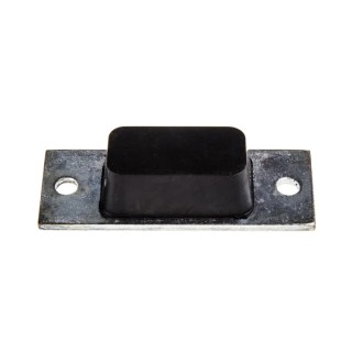 RS PRO Rectangular M6 Anti-Vibration Mount with 0 kg Compression Load, 84 mm Outside Diameter, 19 mm Height 171-2661