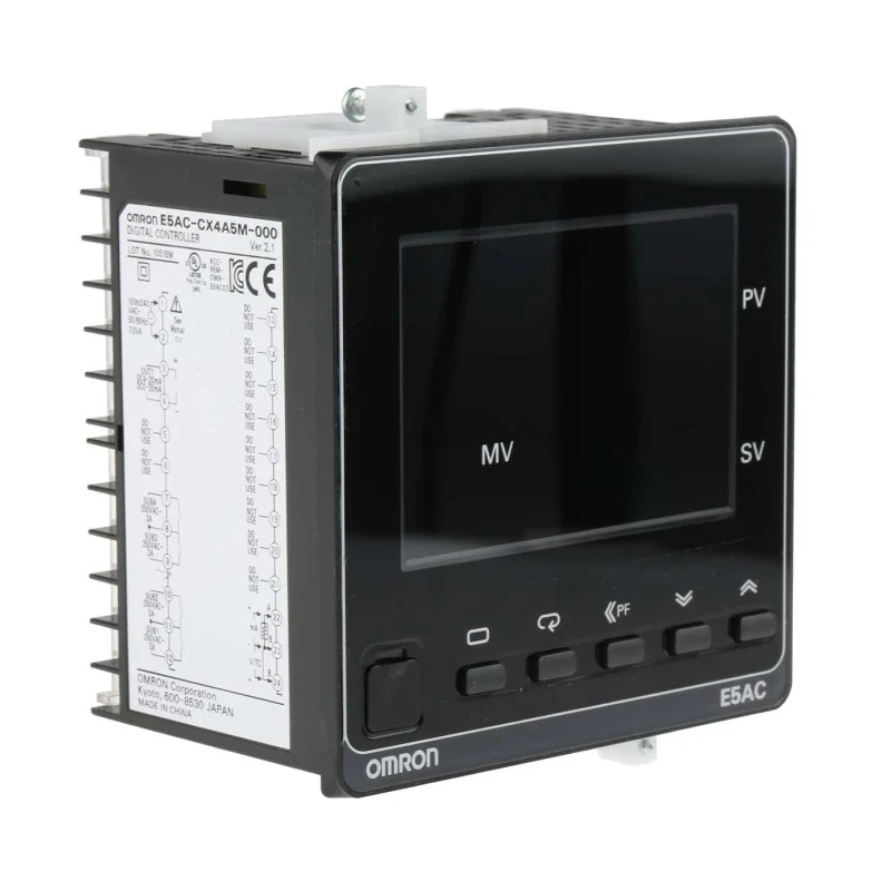 Omron Panel Mount PID Temperature Controller 2 Input 4 Output Linear 240V AC On-Off E5AC